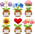 6 Pcs Employee Appreciation Gifts with Handmade Crochet Dolls
