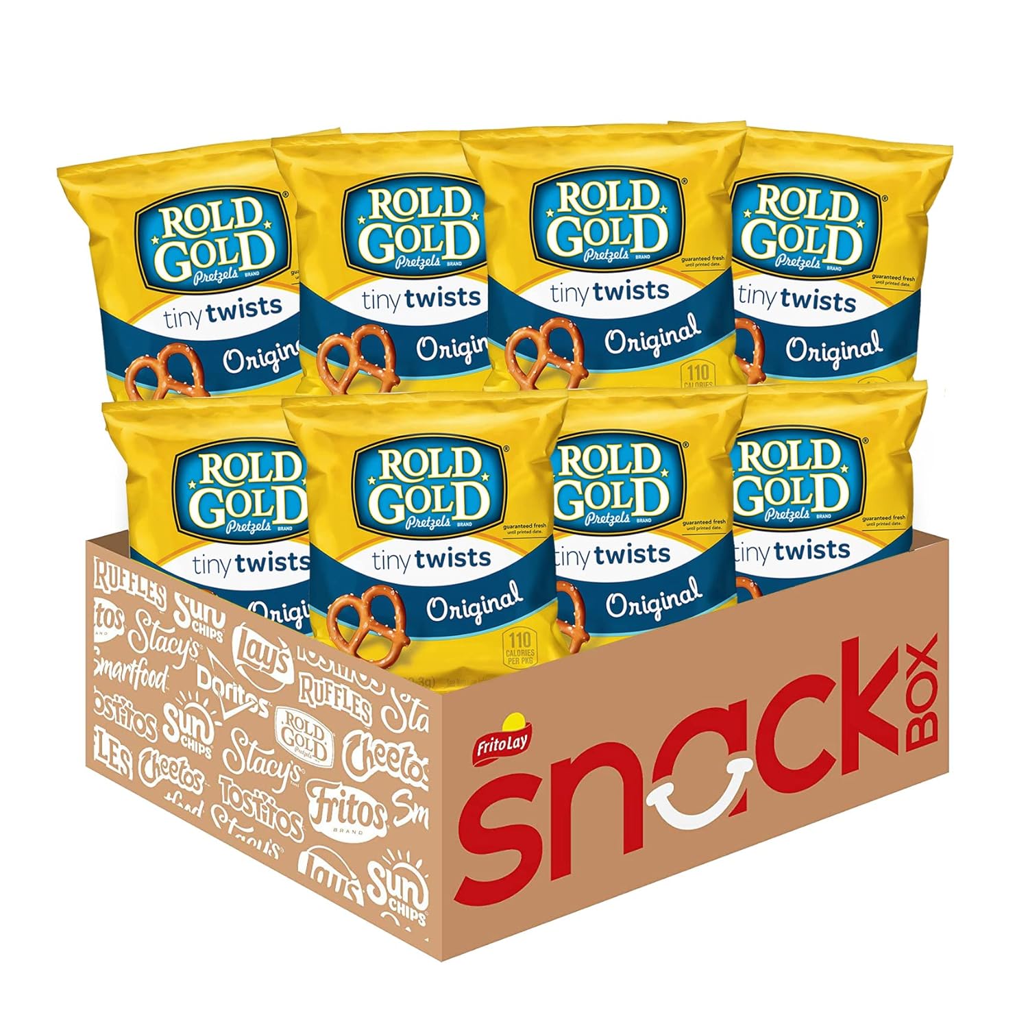Rold Gold Tiny Twists Pretzels, 1 Ounce Bags, Pack of 88