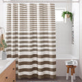 Spa Waffle Ombre Shower Curtain Extra Wide 108x72 - Moisture Wick