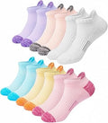 FAYBOX Ankle Socks for Women Running Athletic Cushioned No Show - 6