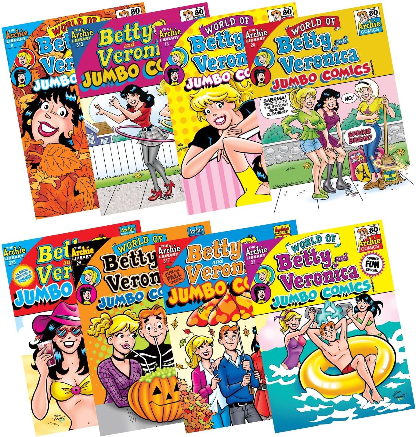 Archie Comics Digest Value Gift Packs for Fans of Betty & Veronica