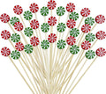 200 Christmas Cocktail Picks - Festive Fruit Decor
