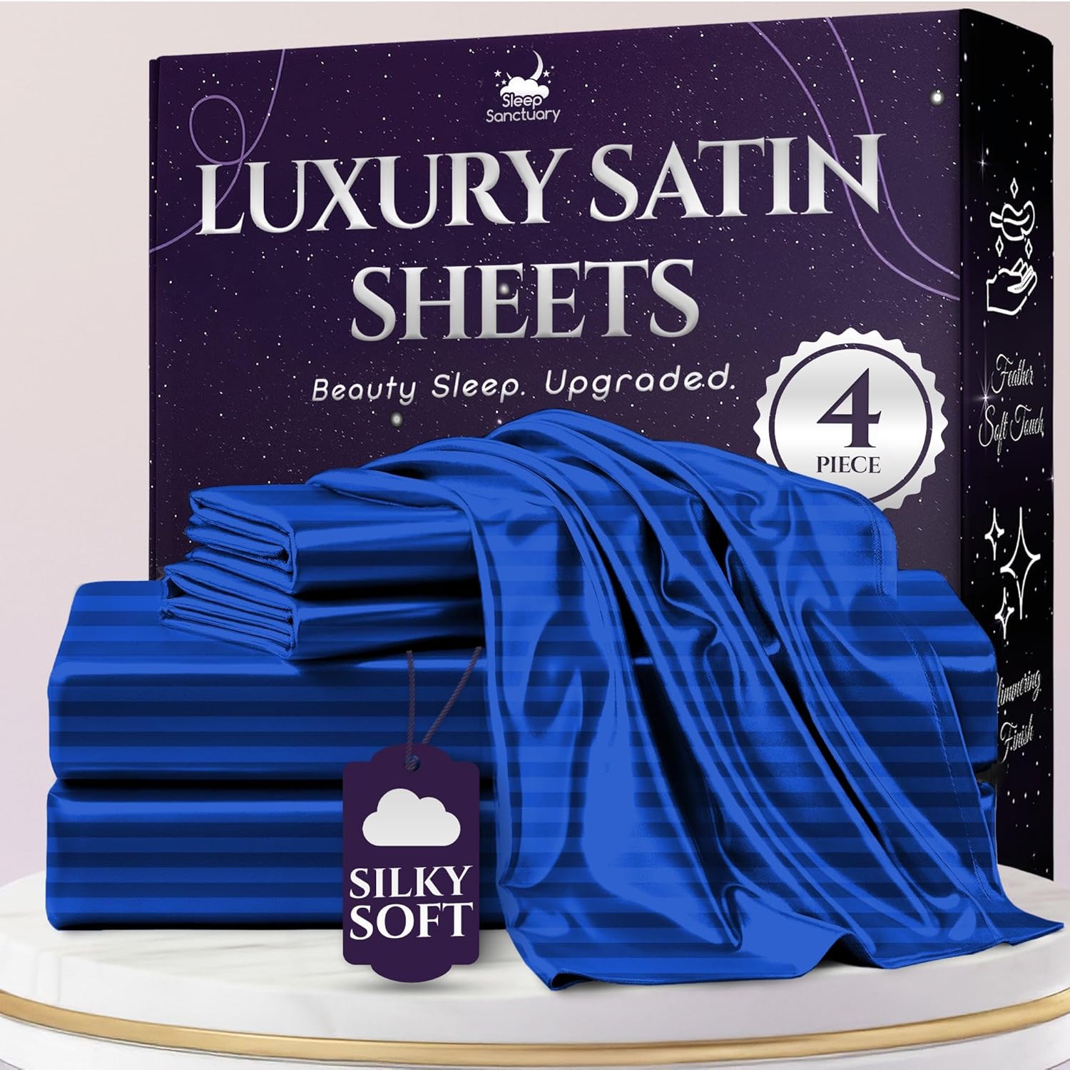 Satin Sheets Queen Size Set for Luxurious Sleep Experience