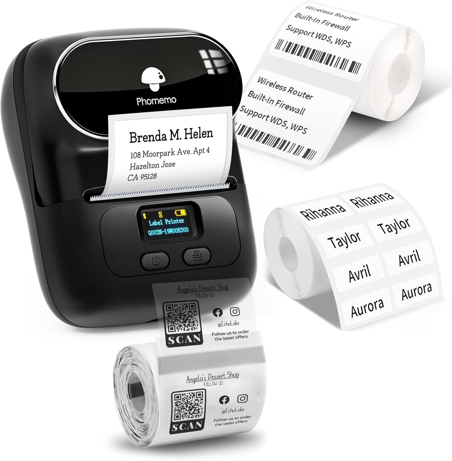 Phomemo M110 - Bluetooth Label Printer for Retail & Home