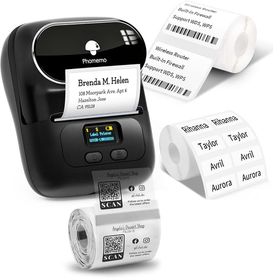 Phomemo M110 - Bluetooth Label Printer for Retail & Home