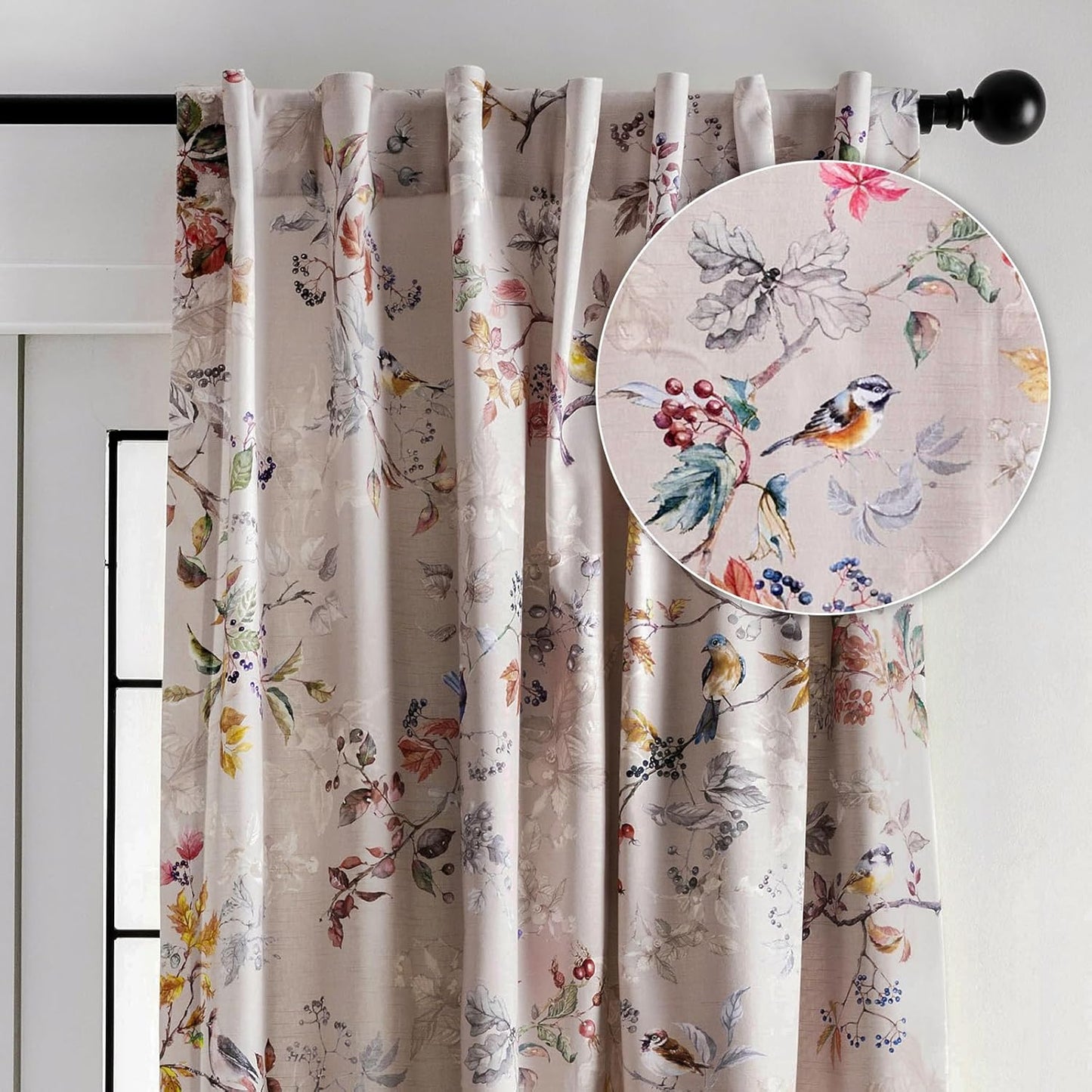 Maison d' Hermine Light Filtering Curtains for Elegant Spaces