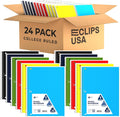 E-CLIPS USA Spiral Notebook College Ruled 70 Sheets - Bulk Pack