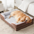 Orthopedic Dog Bed for Extra Large Dogs - Supportive Egg Crate Foam