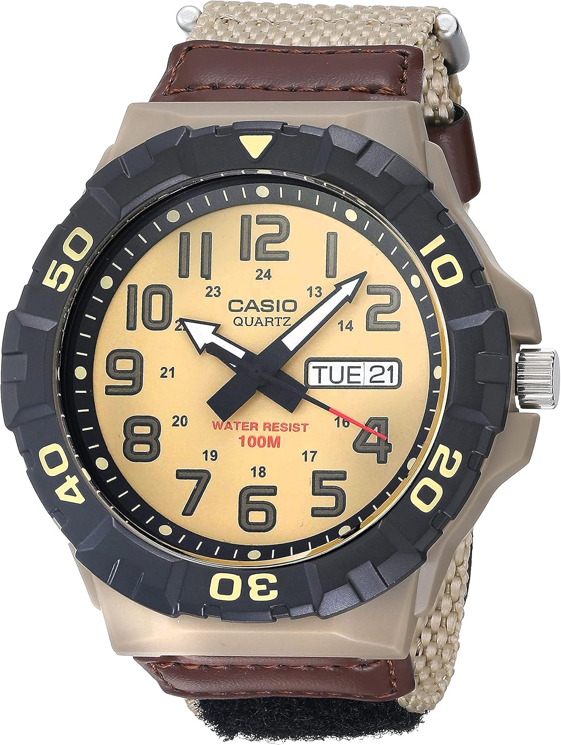 Casio MRW200H Series Men's Analog Watch with Sporty Design