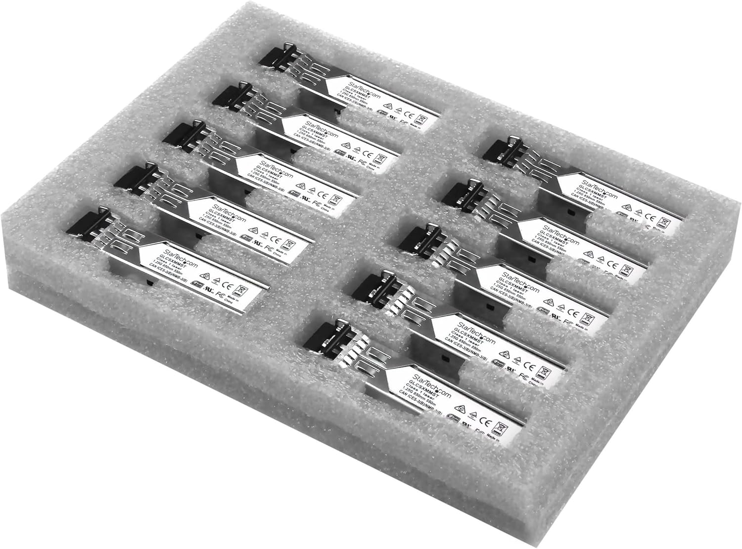 StarTech.com Cisco GLC-SX-MM Compatible SFP Module 10 Pack