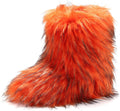 IXU Women's Faux Fur Mid-Calf Snow Boots - Soft Plush Warmth