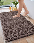 LUMI Luxury Bathroom Rug 24x43 - Ultra Soft Quick Dry Bath Mat