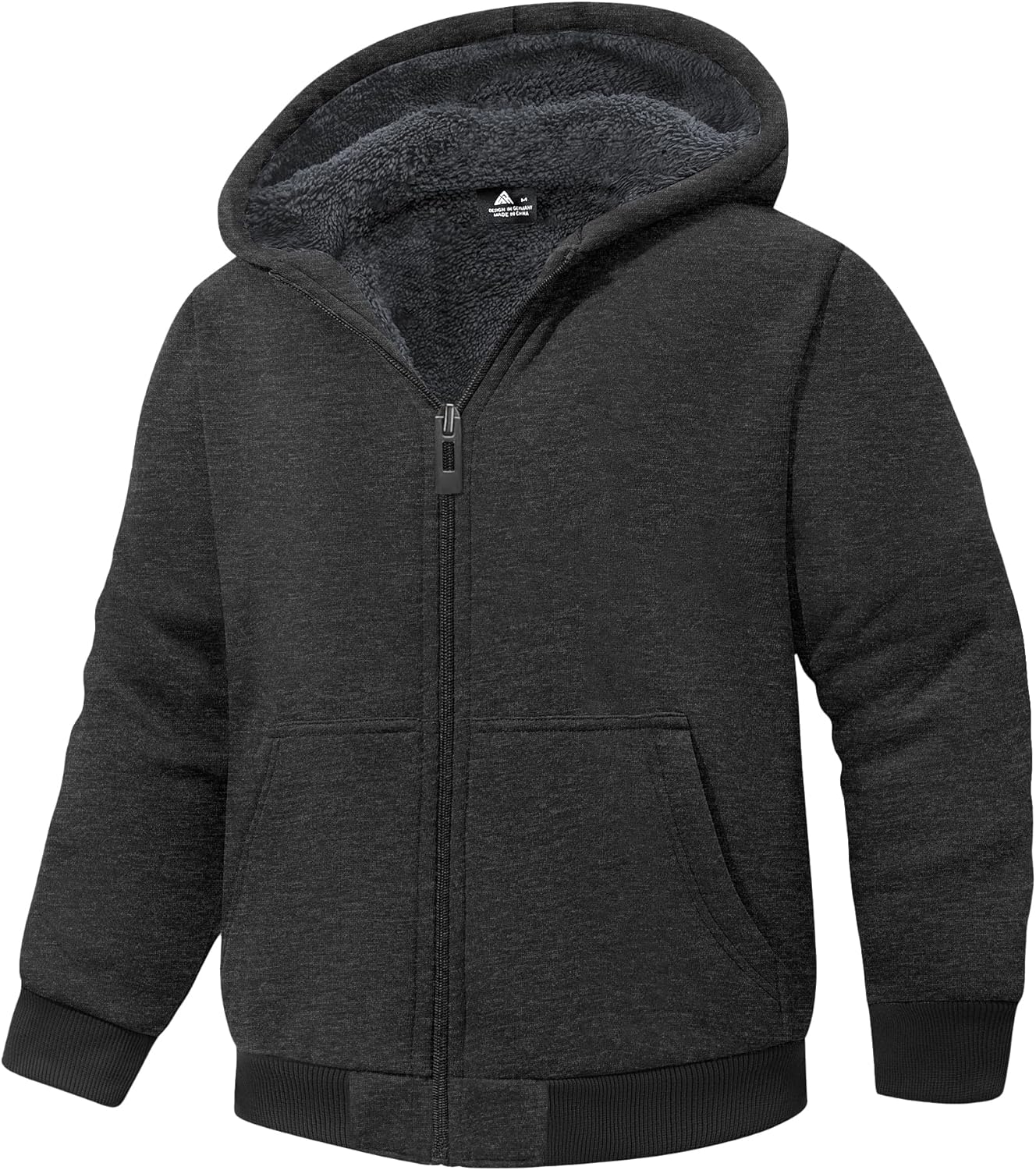 Boys Zip Up Hoodie Fleece Jacket for Kids 6-15 Years