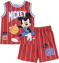Disney Boys' Basketball Jersey & Shorts Set - Comfortable Athletic