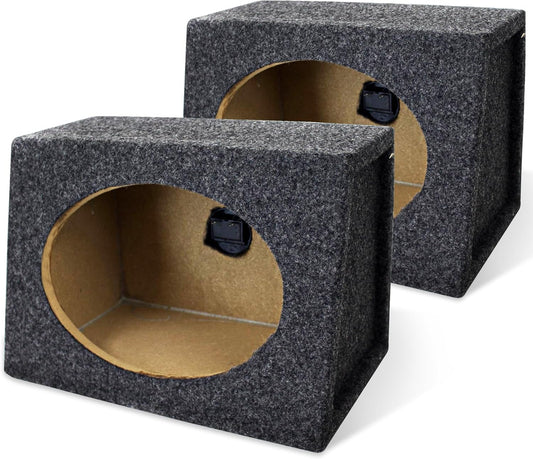 Q Power 2-Pack 6x9 Inch Speaker Box Enclosures for Vehicles