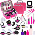 Pretend Makeup Kit for Girls - 2 Pack Play Makeup Set for Kids