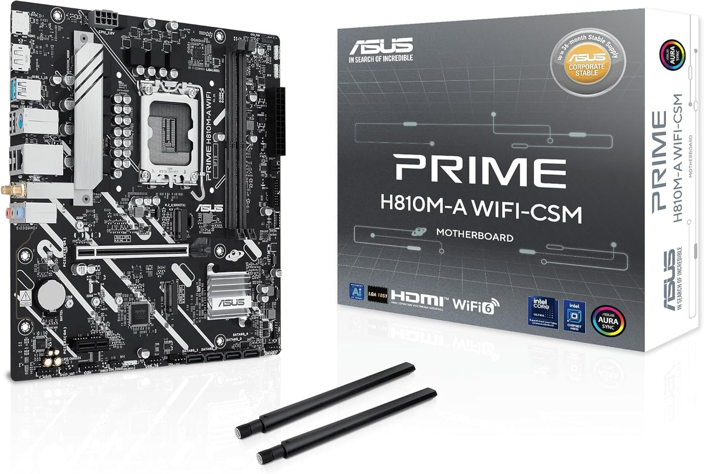 ASUS Prime H810M-A WiFi-CSM Motherboard for Advanced AI PCs