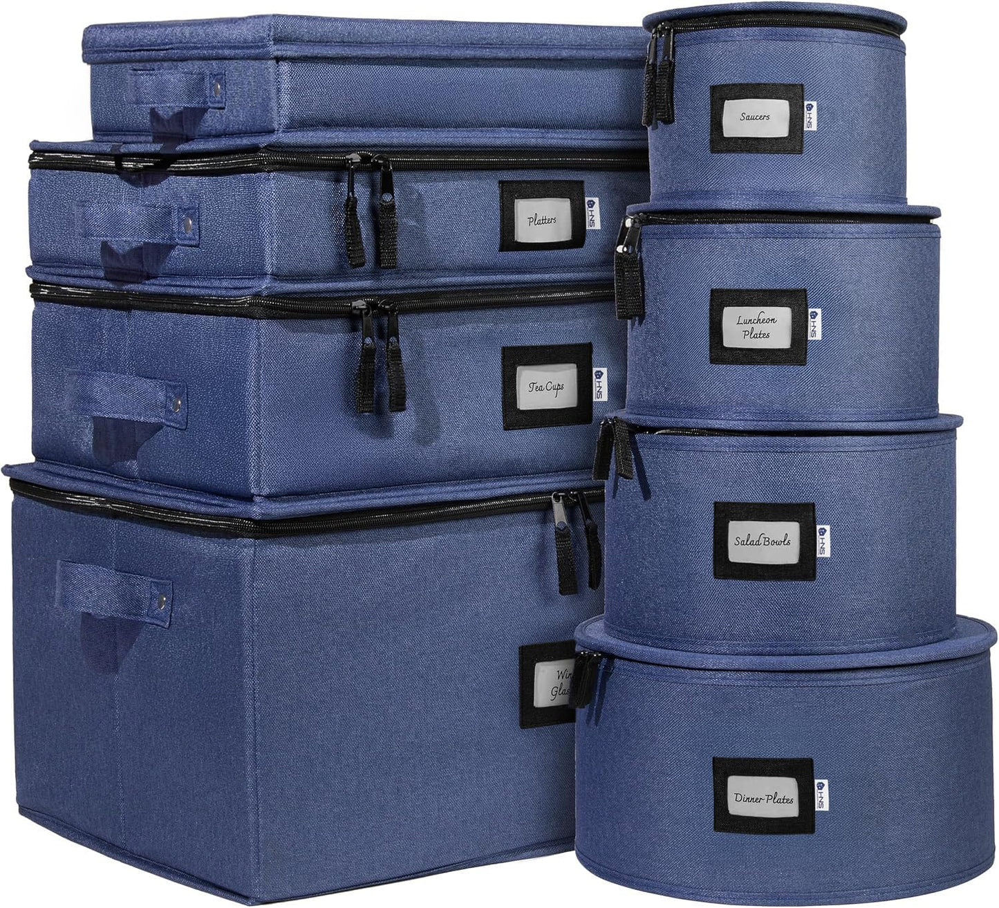 Hard Shell China Storage Containers for Safe Dinnerware Storage