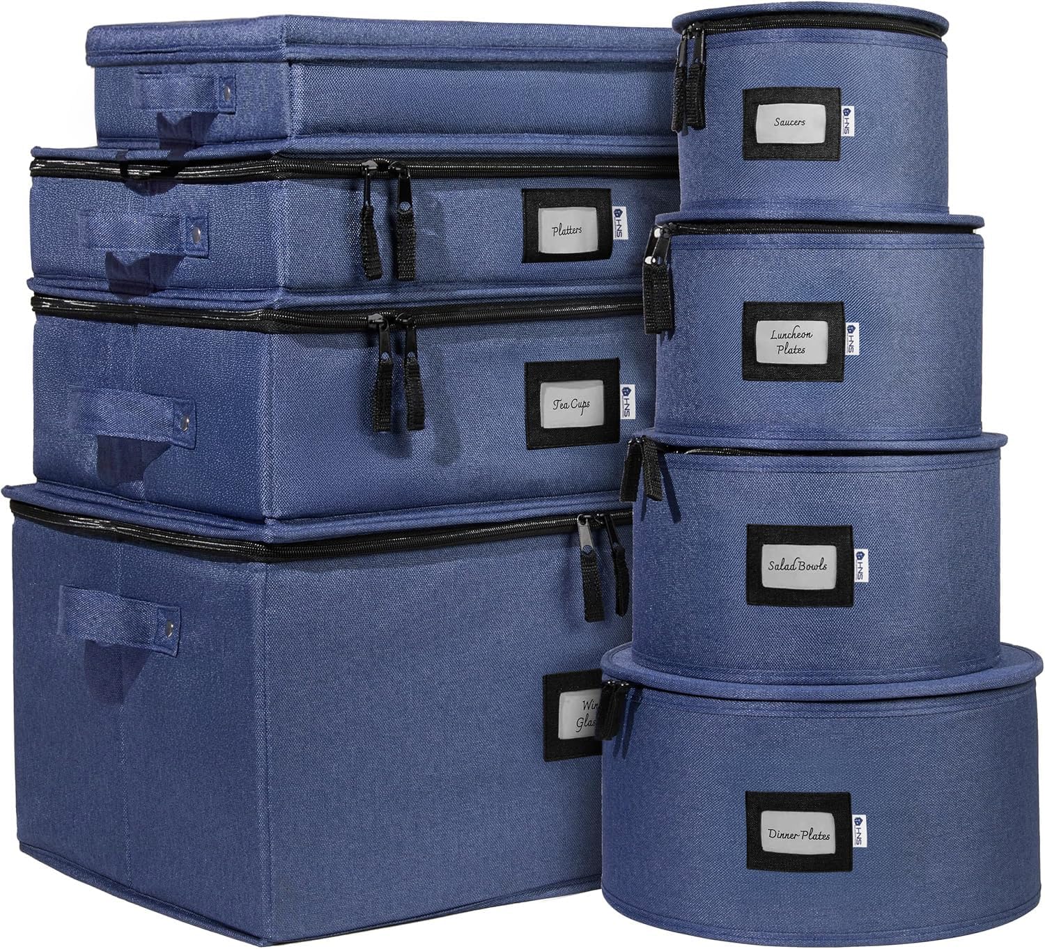 Hard Shell China Storage Containers for Safe Dinnerware Storage