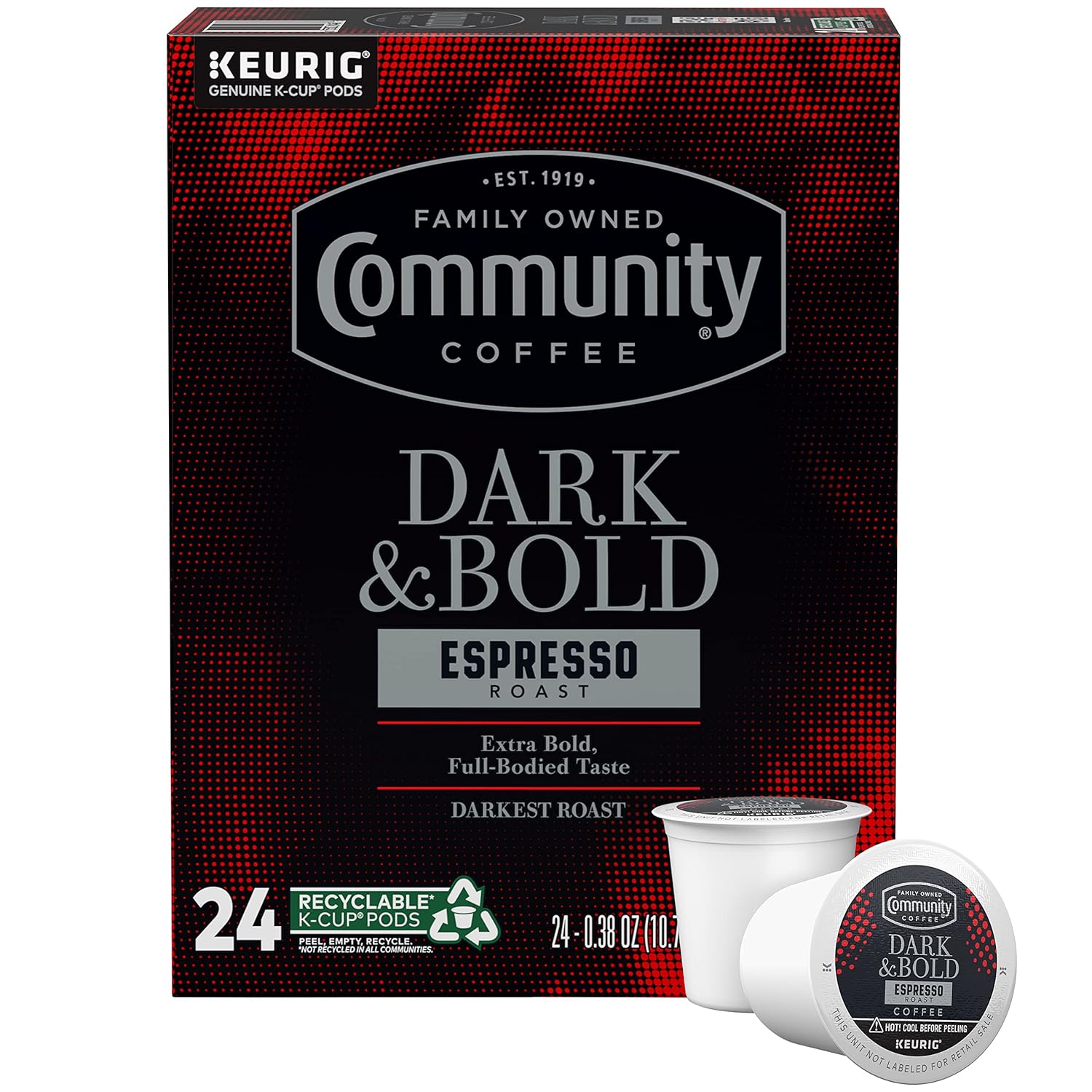 Bold Espresso Roast Coffee Pods 24ct - Keurig 2.0 Compatible