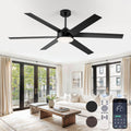 Fanbulous 60 in Ceiling Fan with Light and Remote - Quiet, Dimmable