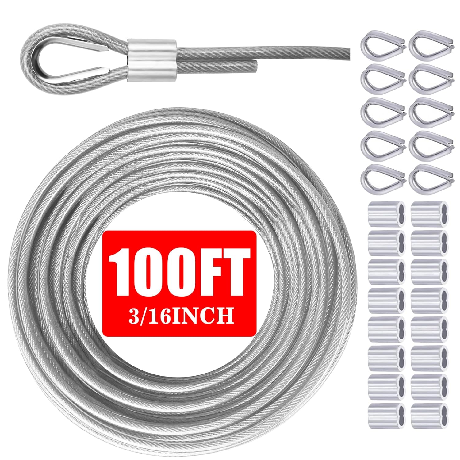 Stainless Steel Cable & Wire Rope for String Light Installations
