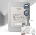 GroundLuxe Organic Fitted Grounding Sheet Full - Softer, Double Silver