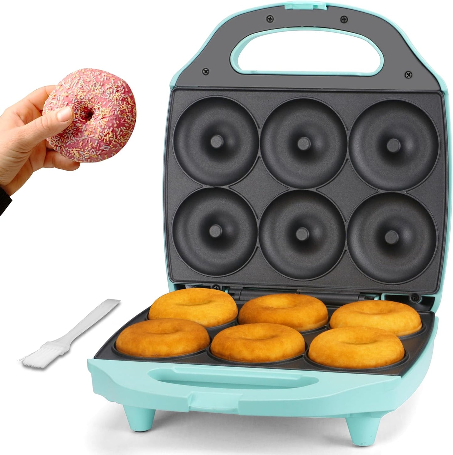 Bakers Friend Mini Donut Maker Machine for Delicious Treats