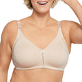Bali Cotton Double Support Wire-Free Bra - Reliable TShirt Support