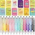Faccito 48 Pcs Christmas Notebooks and Pen Sets - Inspirational Pocket