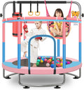60 in Toddler Trampoline for Kids - Adjustable, Safe 5FT Trampoline