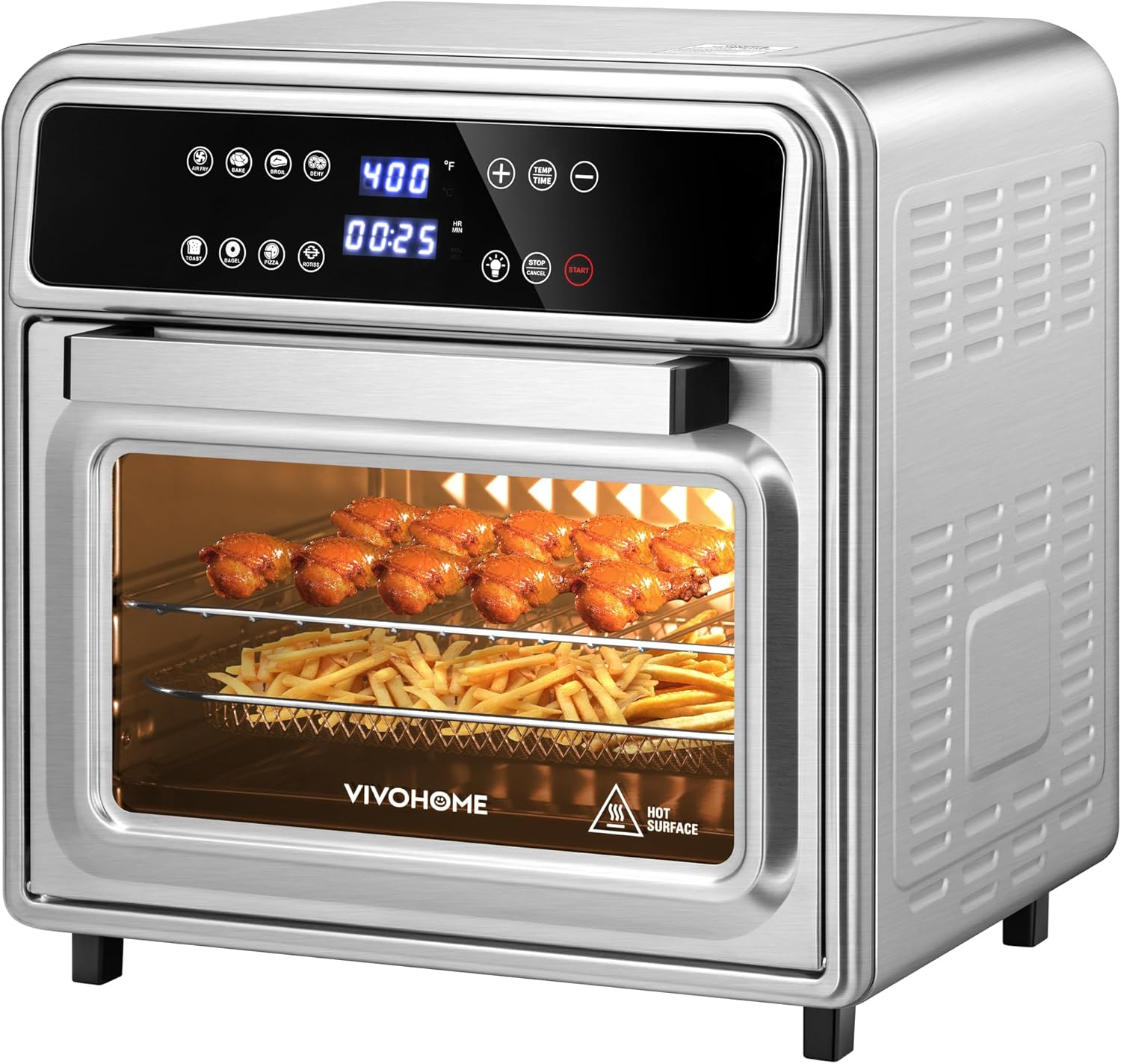 VIVOHOME 8-in-1 Air Fryer Oven Combo
