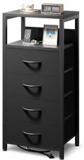 NightStand Bedside Charging Table Bedroom - Modern Night Stand