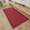 RESARE Waffle Bathroom Runner Rug 2x4 ft - Super Absorbent, Non Slip