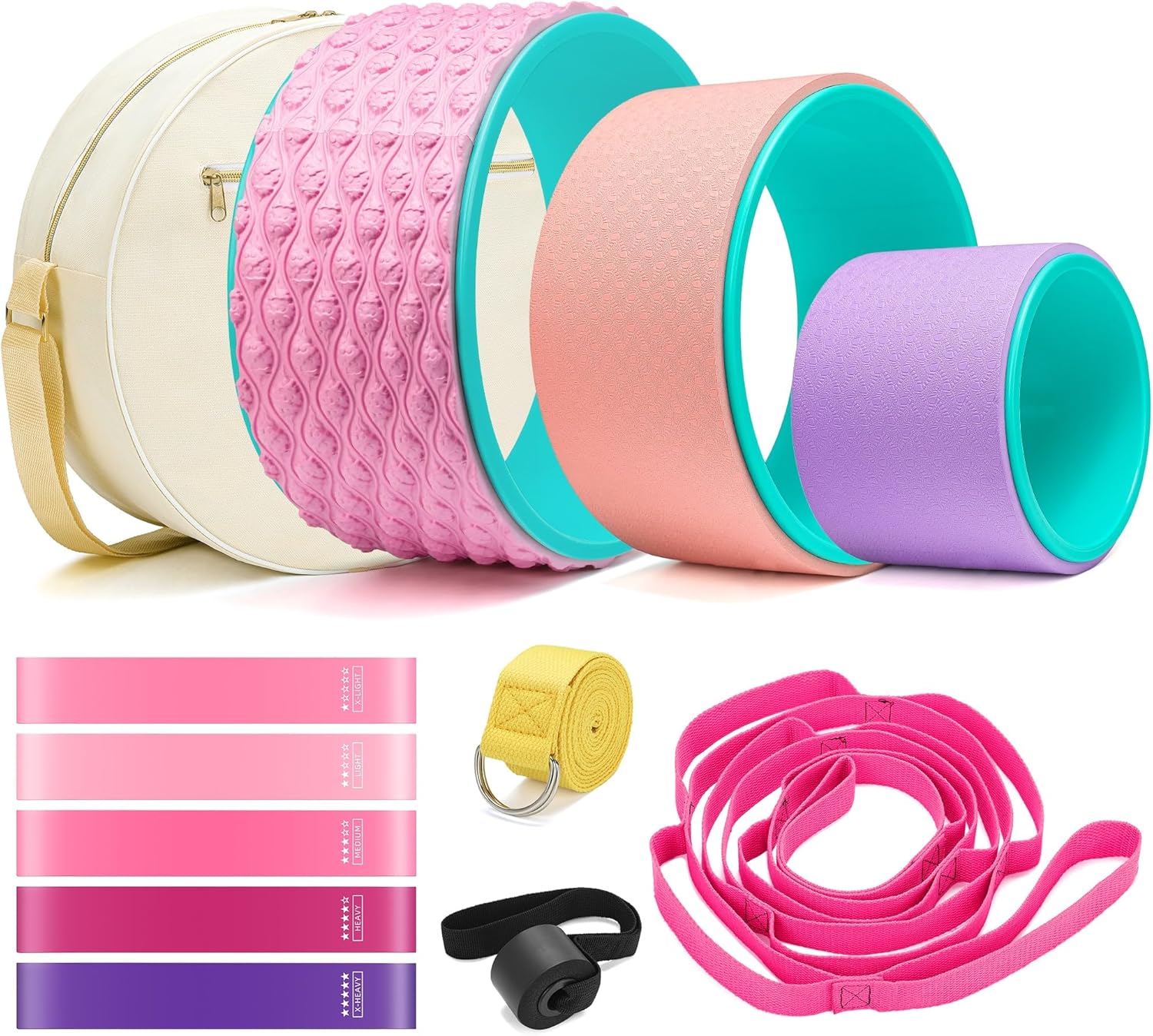 THYWD Back Roller Set - Deep Tissue Massage & Pain Relief