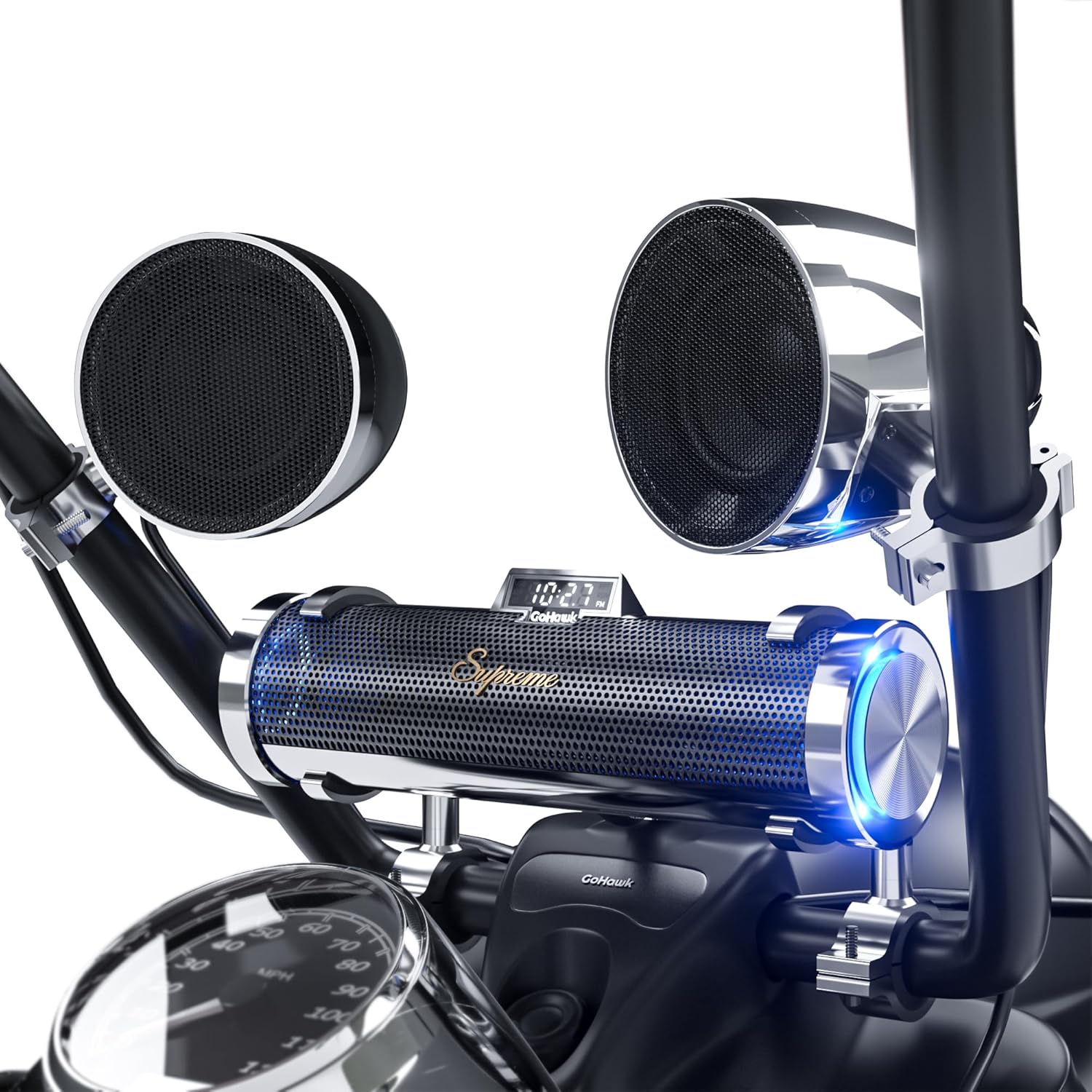 GoHawk Motorcycle Bluetooth Speakers: Ultimate 8-Speaker System