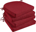 Basic Beyond Chair Cushions for Dining Chairs 4 Pack - Supportive 16 x