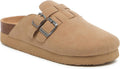 Taupe Fabric Womens ABEL Comfort Classic Clog - Easy Everyday Wear
