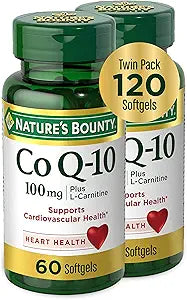 Nature's Bounty CoQ10 Plus L-Carnitine for Heart Health