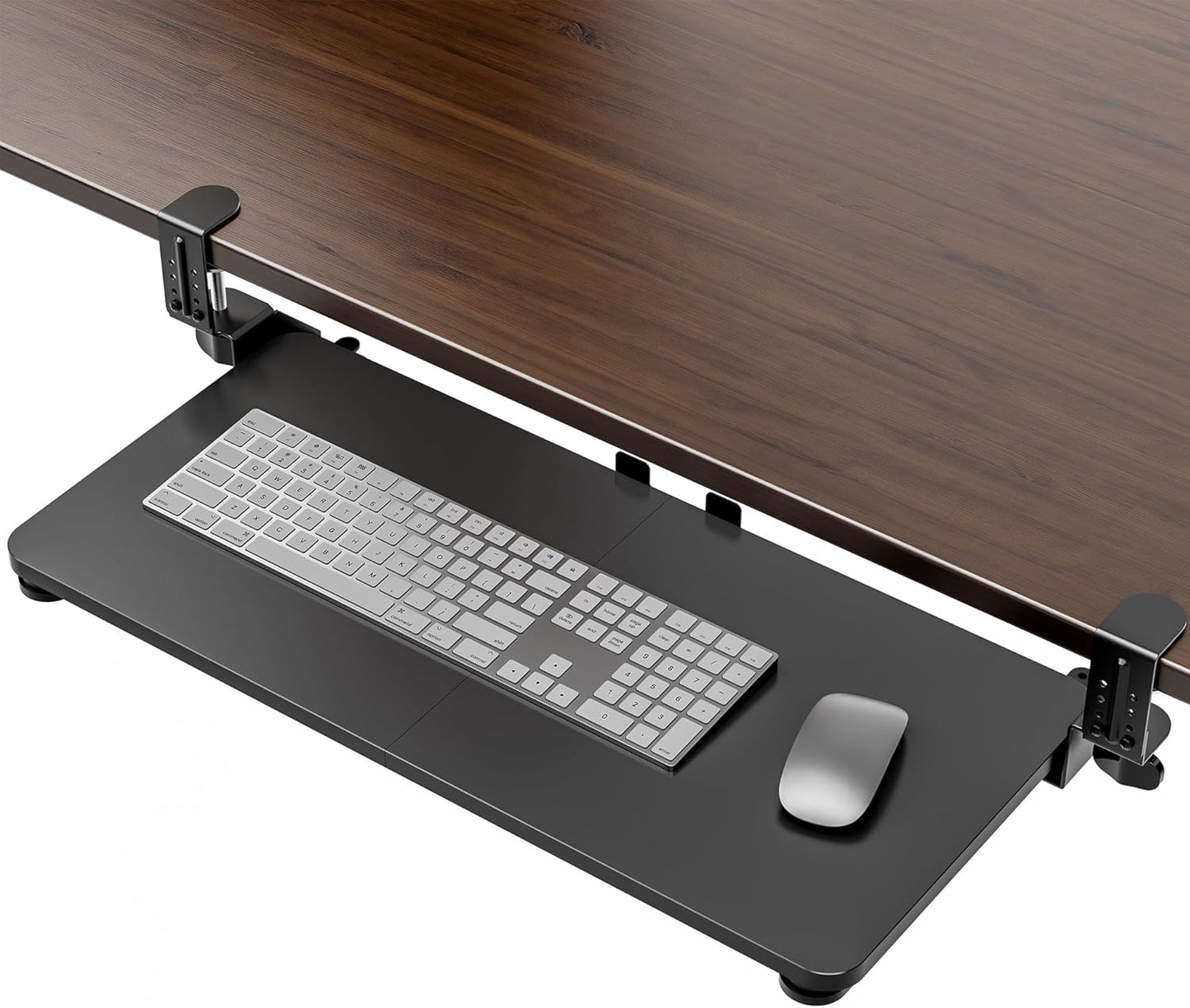Large Keyboard Tray Under Desk for Ergonomic Typing and Space Saving