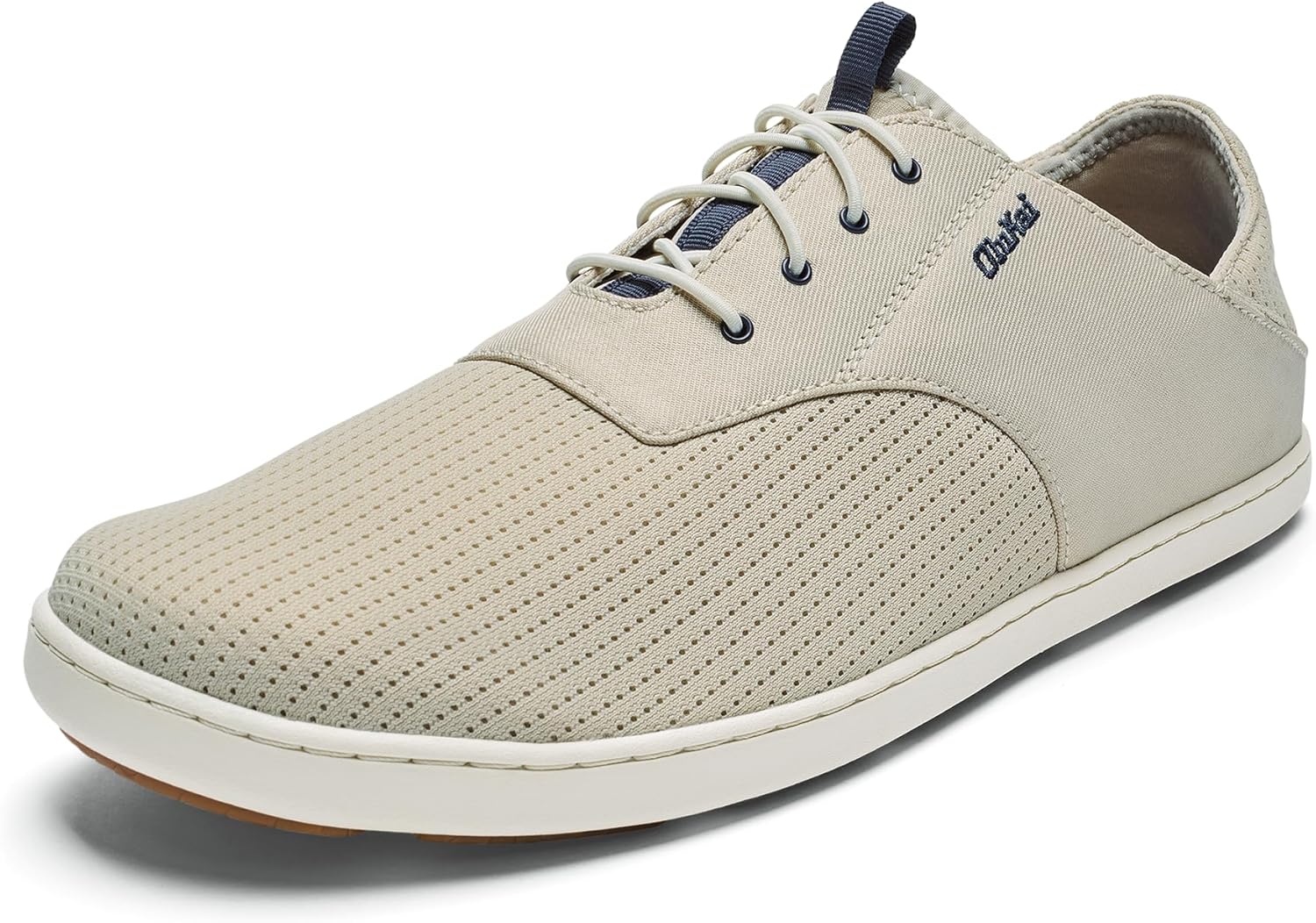 OLUKAI Nohea Moku Men's No Tie Boat Shoes for All-Day Comfort