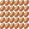 Mini Foam Footballs 30 Pack - Realistic Stress Ball Party Favors