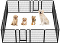 Dog Playpen Indoor Extra Wide Foldable Pet Fence - 16 Panels 40in