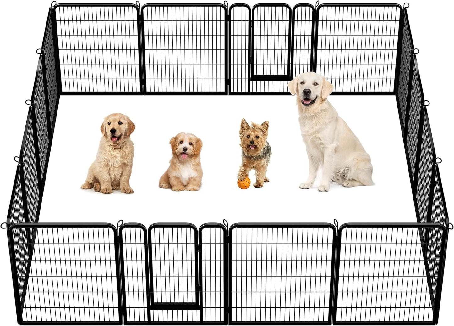 Yaheetech Dog Playpen Indoor and Outdoor for Pets and Puppies