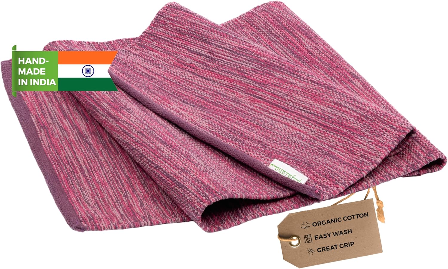 Yogasana Hand-Woven Yoga Mat - Ultimate Comfort & Grip