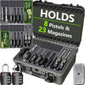 Pistol Gun Case for Multiple Handguns TSA Approved - Durable