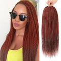 NAYOO Cooper Crochet Hair 18 in Ombre Senegalese Twist - Soft Reusable