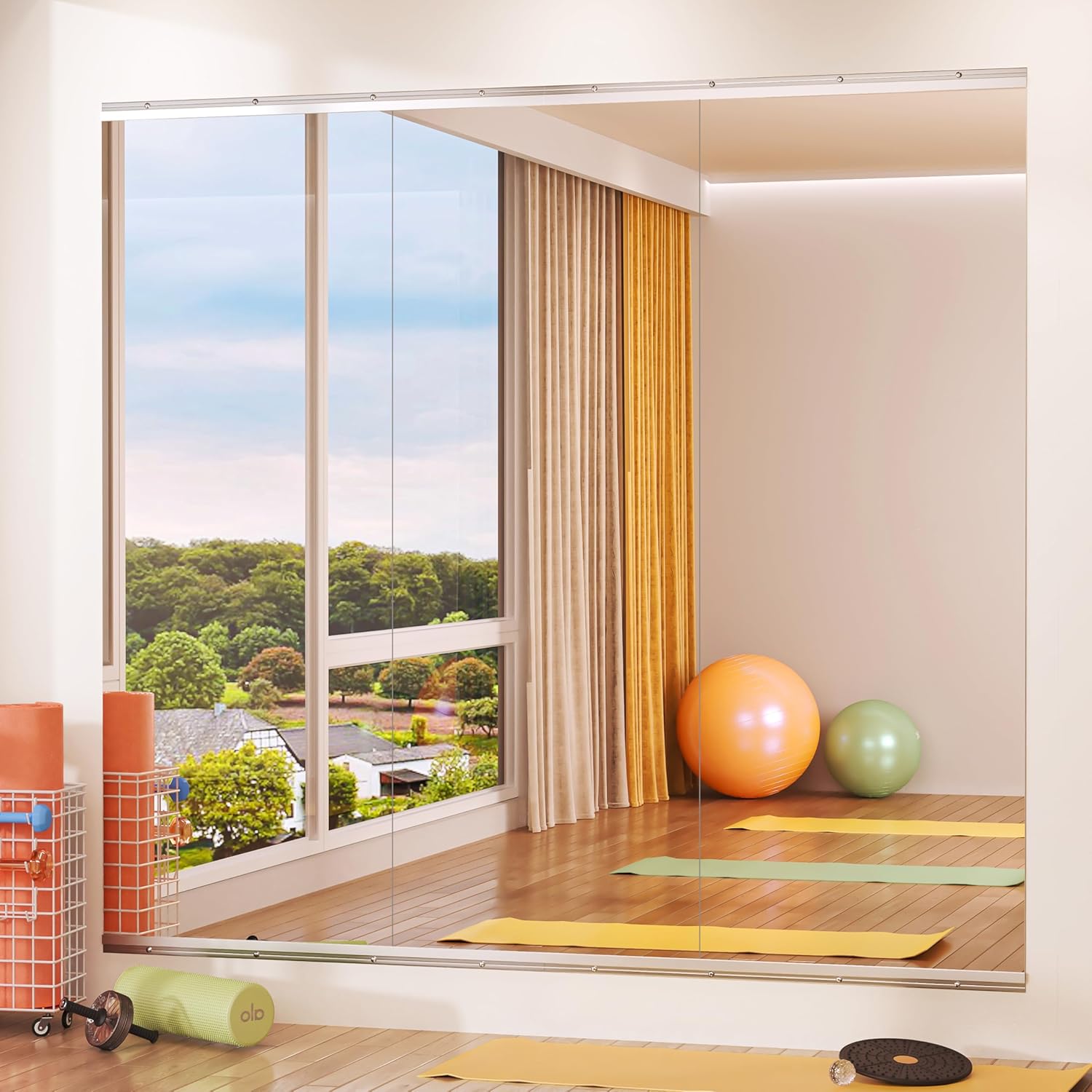 Hasipu Home Gym Mirror 55in L x 21in W - Large Full Body Mirror