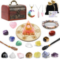 28 Pcs Healing Crystals and Stones Chakra Set - Balanced Energy Kit