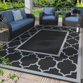GENIMO Outdoor Rug 9ft x 12ft Waterproof Reversible Patio Rug